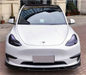 ABS GLOSSY BLACK FRONT BUMPER LIP fit for【Tesla Model Y】2022+ (7060843888714)