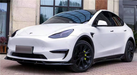 ABS Glossy Black Front Bumper Vent Insert Canards for【Tesla Model Y】2022+ (7060890157130)