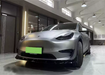 ABS GLOSSY BLACK FRONT BUMPER LIP fit for【Tesla Model Y】2022+ (7060843888714)