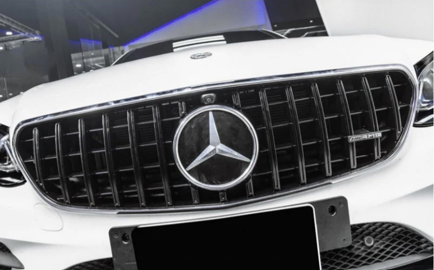 ABS Front Grille For Mercedes-Benz E-Class【W213/S213/C238/A238】【E200/220/300/350/400/450】【E43 E53 AMG】2016-2019【GT BK】 (6859022303306)