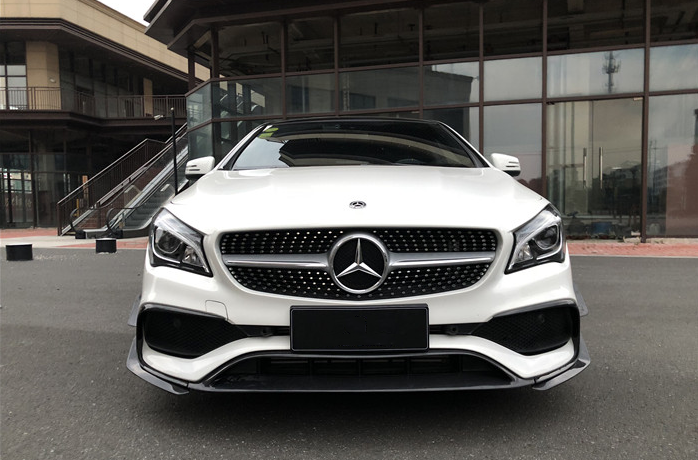 W117 C117 CLA AMG style Front Lip (CF) (3787520180298)