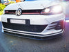 ABS Glossy Black Front Bumper Lip for VOLKSWAGEN【Golf 7.5 GTI】2012+ (6579608682570)