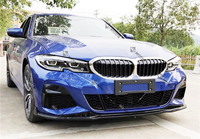 ABS GLOSSY BLACK FRONT BUMPER LIP fit for BMW【G20/G21 M340 330/320 M Sport】【MP】 (6623755567178)