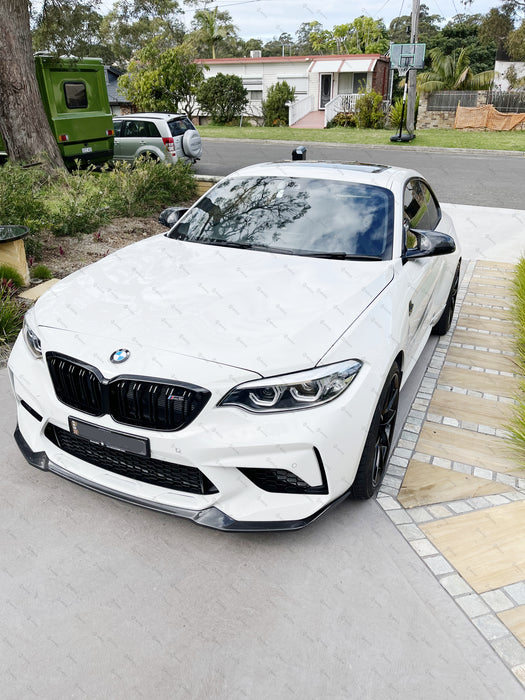 Carbon Fibre Front Bumper Lip for BMW F87 M2C【Competition Edition】【M2C-CS Style】 (6583676534858)
