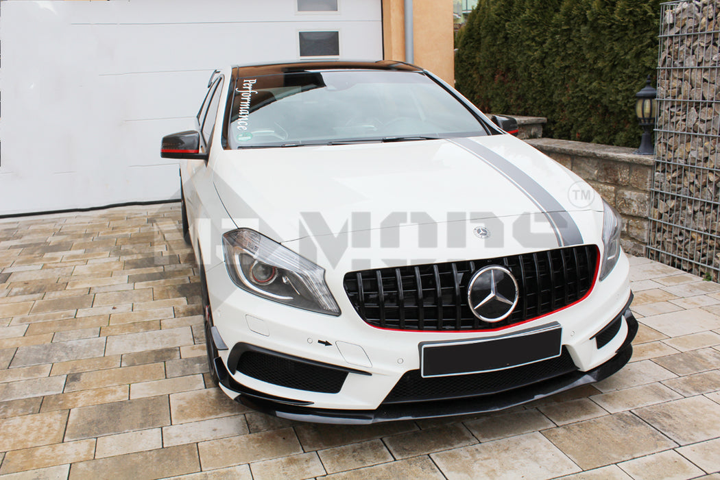 ABS Front Grille For MERCEDES BENZ【W176 A180/200/250 A45 AMG】12-15【GT BK】 (6575523037258)