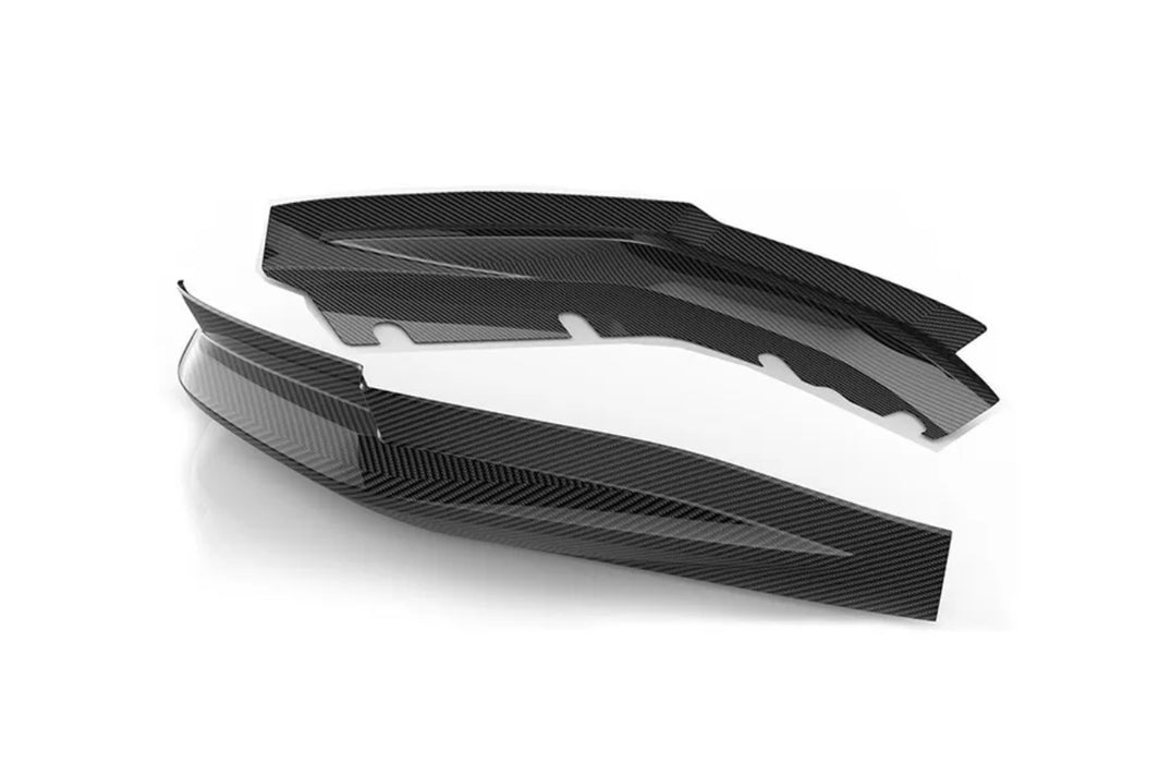 Dry Carbon Fibre Rear Bumper Splitter for BMW【M3 G80 G81】Rear Side (7065711706186)