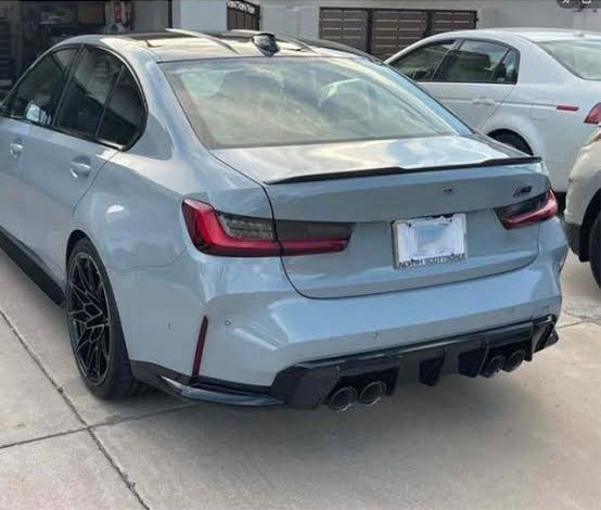 Gloss Black Rear Boot Lip Spoiler fit for BMW G20 Sedan M340i M335i ...