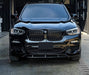 ABS GLOSSY BLACK FRONT BUMPER LIP fit for BMW【X3 G01】【M40i & 30d/30e/30i M Sport】2017+ (6902779740234)