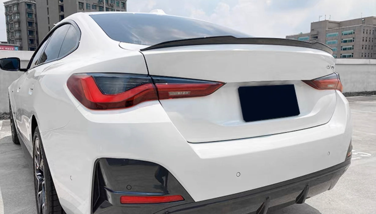 Glossy Black Rear Bumper Boot Lip Spoiler for BMW 4 Series【G26 Gran Coupe I4】2020+【G82 M4 Type】