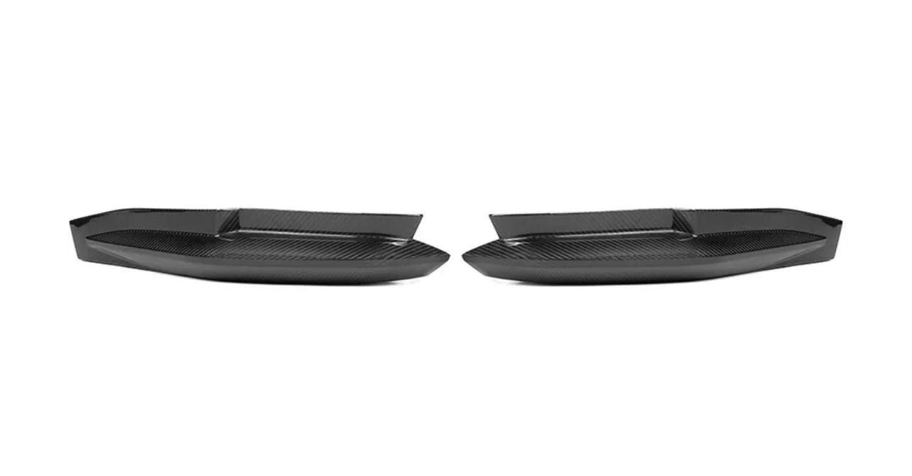 Dry Carbon Fibre Rear Bumper Splitter for BMW【M3 G80 G81】Rear Side (7065711706186)