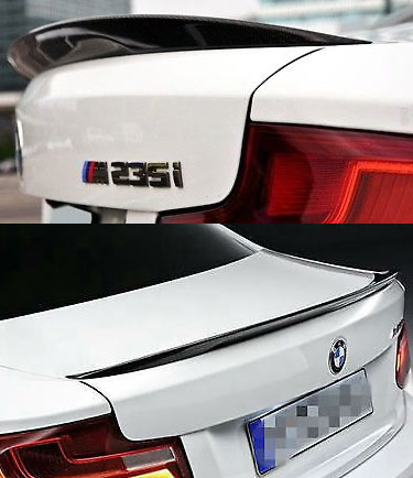 ABS Gloss Black BOOT LIP SPOILER FOR BMW【F22 M240/M235 230/228/225/220 F87/M2】【P】 (6551324328010)