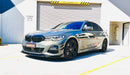 ABS GLOSSY BLACK FRONT BUMPER LIP fit for BMW【G20/G21 M340 330/320 M Sport】【FD】 (4648642510922)