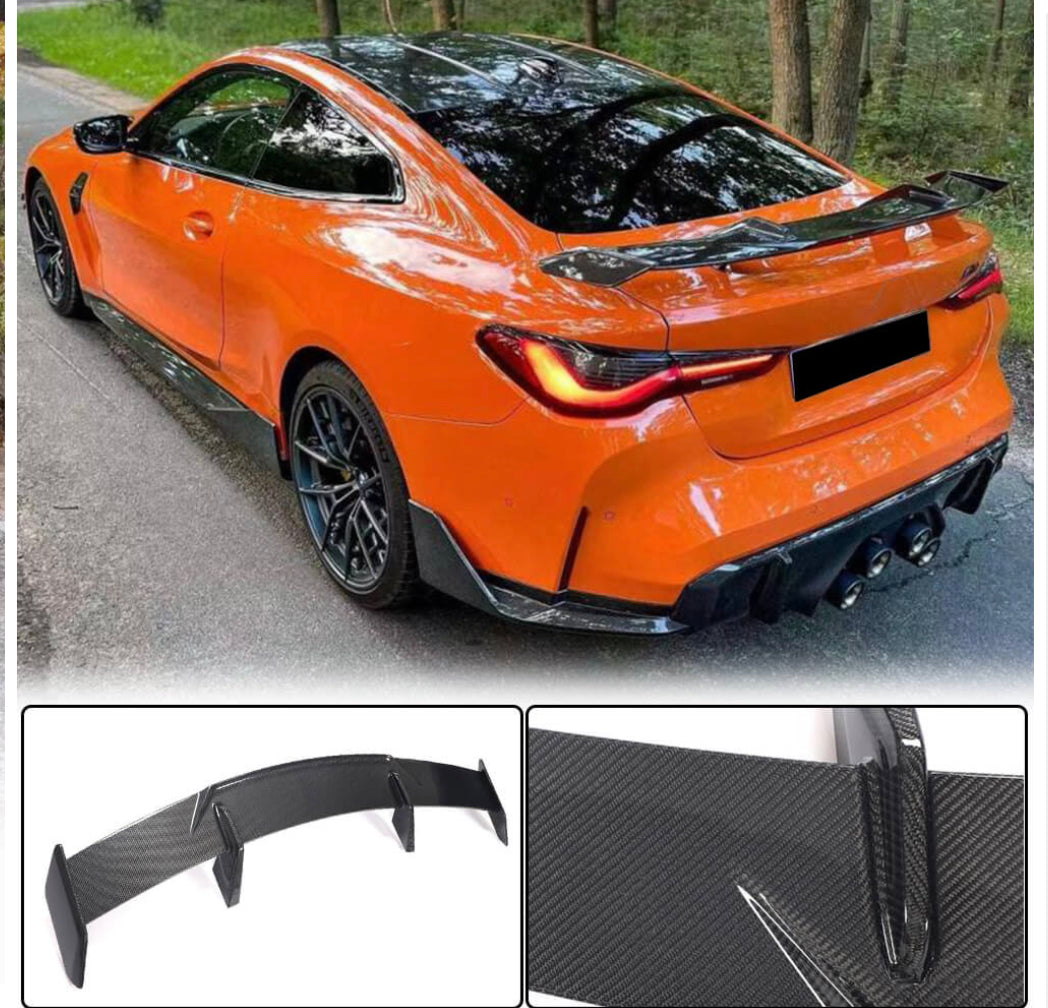 MMO Spoiler For 2020-2024 BMW 4 Series G22 Coupe 2DR Rear Spoiler ABS