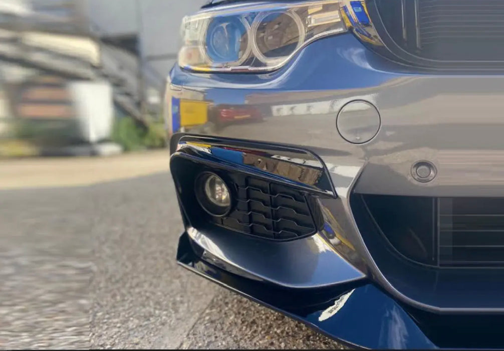 ABS Glossy Black Front Bumper Lip for BMW【F32 F33 F36 M SPORT】440i 435i 430i 428 【MAD STYLE】 (7077916246090)