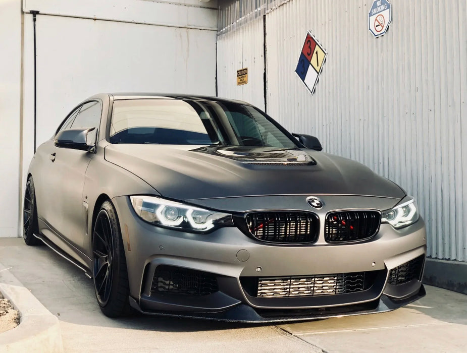 ABS Glossy Black Front Bumper Lip for BMW【F32 F33 F36 M SPORT】440i 435i 430i 428 【MAD STYLE】 (7077916246090)