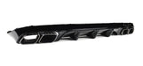 Gloss Black PP Rear Diffuser E63 Style For MERCEDES BENZ E CLASS【C238 Coupe】【 E260 E300 E350 E43 E53 E63 AMG】【E400 E450 AMG】2016-2022 (7065697812554)