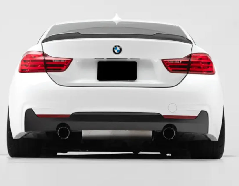 Carbon Fibre Rear Boot Lip Spoiler for BMW F32 Coupe 435i/428i/430i ...