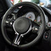 Gloss Carbon Fibre Steering Wheel Trim fit for F80 F82 F83 F87 M2 M3 M4 (7077847629898)