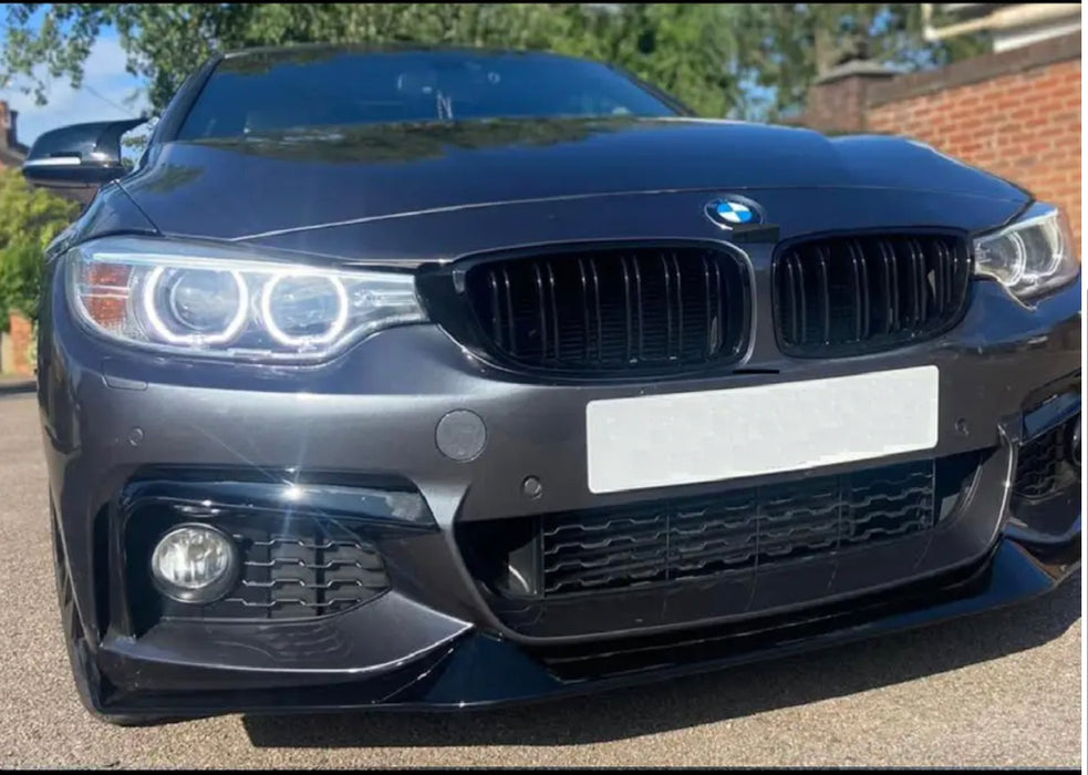 ABS Glossy Black Front Bumper Lip for BMW【F32 F33 F36 M SPORT】440i 435i 430i 428 【MAD STYLE】 (7077916246090)
