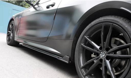 ABS GLOSSY BLACK SIDE SKIRT fit for BMW 4 Series【G22/G23 420/430/M440】2020+【MP】 (6962855870538)