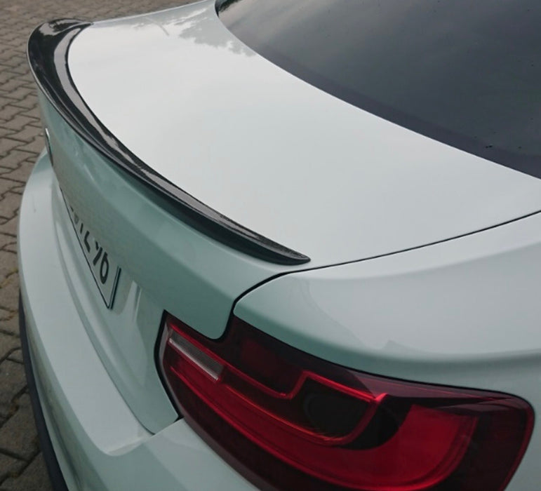 ABS Gloss Black BOOT LIP SPOILER FOR BMW【F22 M240/M235 230/228/225/220 F87/M2】【P】 (6551324328010)
