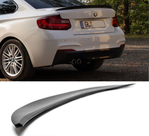 ABS Gloss Black BOOT LIP SPOILER FOR BMW【F22 M240/M235 230/228/225/220 F87/M2】【P】 (6551324328010)