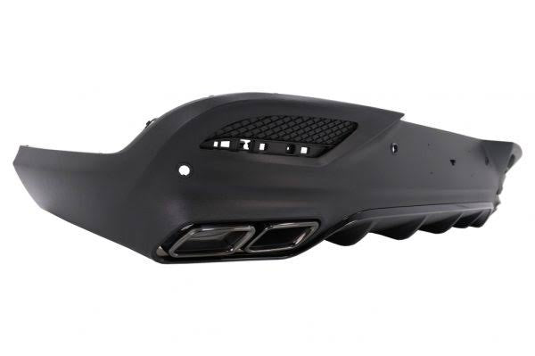 [Pickup Only]PP Gloss Black GLE63 Style Rear Diffuser With Black Exhaust Tips For Mercedes-Benz GLE-Class【C292 GLE 350/450AMG/43AMG】2015-2019