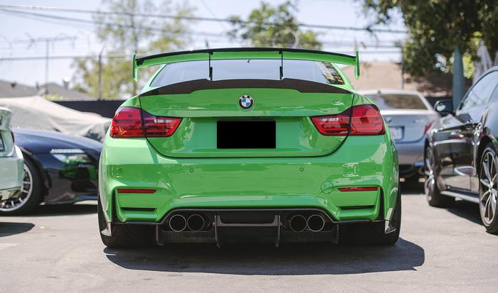 Carbon Fibre Rear Boot Spoiler Fit for BMW M Series【F82 M4】【PSM Style】 (3782794969162)